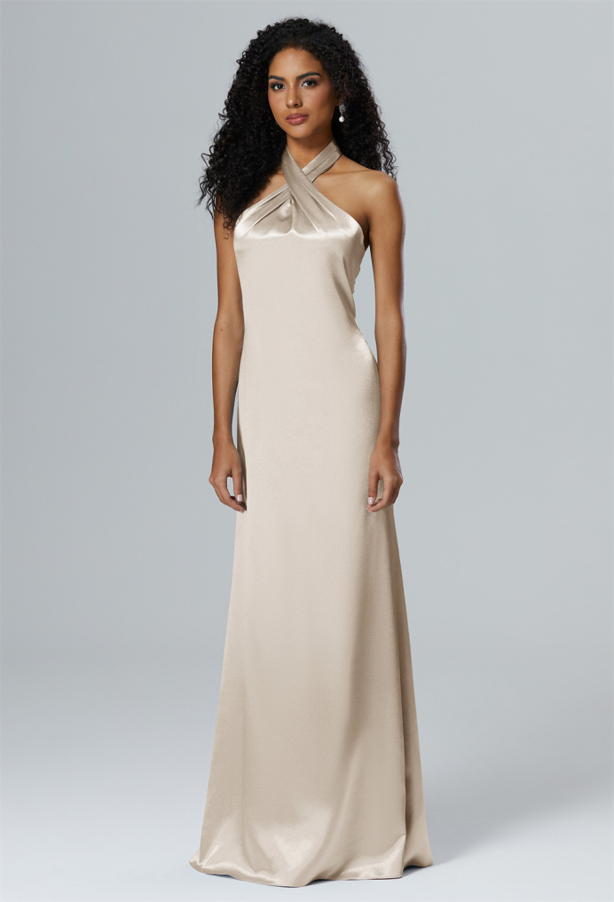 AW Serena Champagne  Bridesmaid Dresses